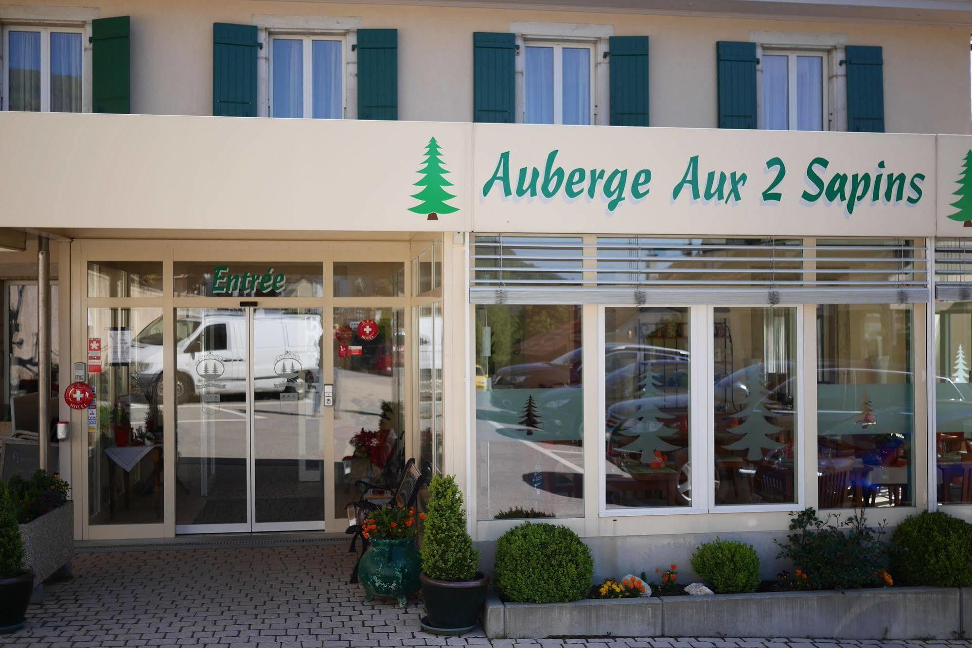 Montricher Auberge Aux Deux Sapins מראה חיצוני תמונה